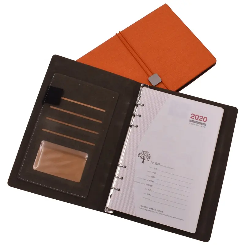GIGO Hardcover Notebook Print Company Prägung Fancy Leather PU Druck journal A4 A5 Promotion Leder Buch umschlag Tagebuch