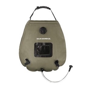 Bâche en PVC multifonctionnelle 15L 20L Douche solaire de camping en plein air avec thermomètre - Product Image 2