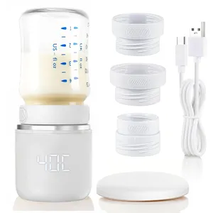 Newest Baby Bottle Warmer with Automatic Shut-Off Beep Prompt milk Warmer for Travel mini milk heater