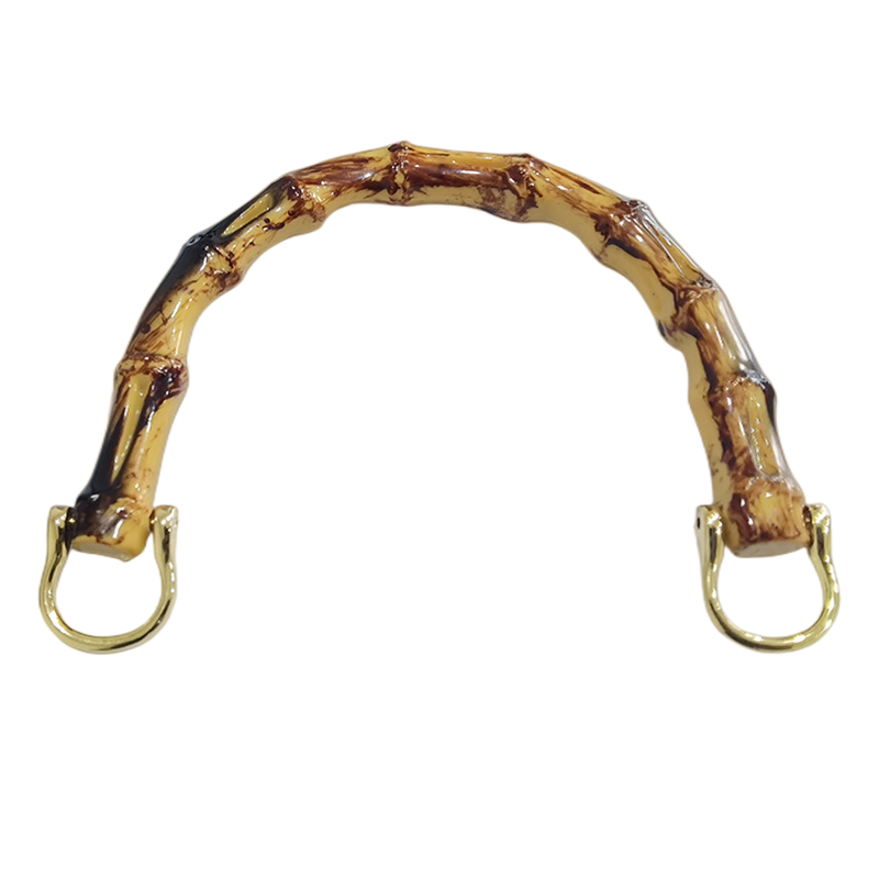 Bamboo Handle DIY Manual Bag Material Round Bamboo Circle Ring for DIY Bag  Handbag Handle,Real Bamboo Handle for Crafts Sewing