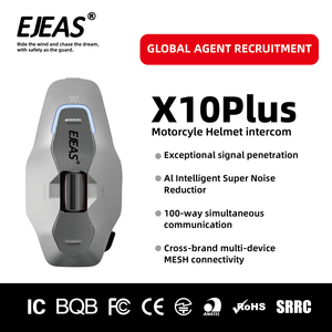 Dispositivo de Comunicación para Motocicleta <span class=keywords><strong>EJEAS</strong></span> X10 Plus, Intercomunicador para Casco de Motocicleta - Product Image 1