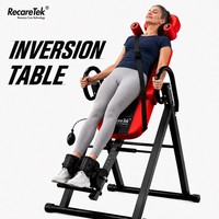 Appareil de décompression vertébrale suspendu pour le soin du bas du dos, table d'inversion pour salle de fitness, cadre pliable, construction robuste
