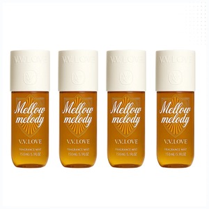 4*150ml Vv Love - Mellow Melody - Bruma Perfumada para Mujer, Fragancia Floral Suave, Pack de Perfume Femenino - Product Image 1