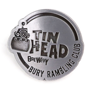 サプライヤーアンティーク真鍮ゴールド湾曲ジュダ祭神エナメルラペルピンお土産用 - Product Image 2