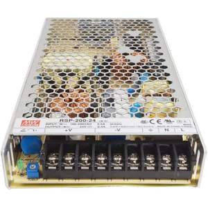 Alimentation à découpage Mean Well RSP-200-24 24V 8.4A à sortie unique, convertisseur AC/DC pour usage industriel - Product Image 2