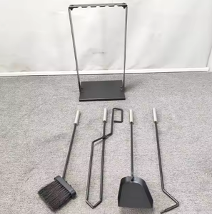 Garden Indoor Outdoor Fireplace Tools <strong>Sets</strong> Handle Large <strong>Fire</strong> Tongs Shovel Brush <strong>Poker</strong> Accessories <strong>Set</strong> Fancy Metal <strong>Fire</strong> <strong>Set</strong> - Product Image 6
