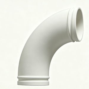 Raccord coudé en <span class=keywords><strong>plastique</strong></span> OEM de précision sans soudure à 90 degrés pour tuyaux de béton - Product Image 2