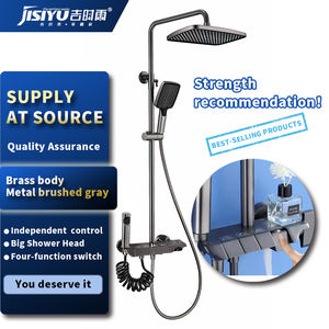 Juego <span class=keywords><strong>de</strong></span> ducha <span class=keywords><strong>de</strong></span> piano <span class=keywords><strong>de</strong></span> baño con patrón <span class=keywords><strong>de</strong></span> chorro y pausa multifuncional, grifo mezclador <span class=keywords><strong>de</strong></span> <span class=keywords><strong>agua</strong></span> fría caliente para apartamento, Villa, ducha <span class=keywords><strong>de</strong></span> <span class=keywords><strong>lluvia</strong></span> - Product Image 1