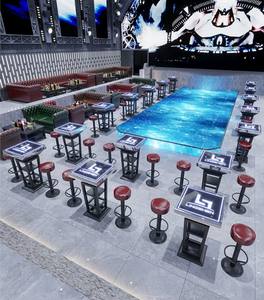 Fast Food divano cabina ristorante mobili sedie altre forniture per Hotel e ristoranti set da ristorante pannello moderno in legno - Product Image 5