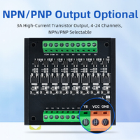 Module de conditionnement de signal isolé par optocoupleur 4-24 canaux |   Entrée 2,7-30V (compatible Sink/Source) |   Support de sortie PNP/NPN