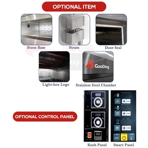 Horno Industrial <span class=keywords><strong>para</strong></span> <span class=keywords><strong>Pizza</strong></span> <span class=keywords><strong>a</strong></span> <span class=keywords><strong>Gas</strong></span> y Eléctrico de 1/2/3 Niveles - Fabricante OEM de 2/4/6 Bandejas <span class=keywords><strong>para</strong></span> Pan y Pasteles - Product Image 2
