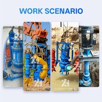 Pompa Pasir Submersible High Chrome Fully Submersible Agitator untuk Pengerukan Sungai dan Ekstraksi Kerikil