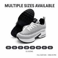 Sneakers décontractées légères en tricot unisexes, fabriquées sur commande directe en usine, confortables pour la vie quotidienne, les voyages, la marche en plein air et la course à pied