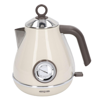 Bouilloire électrique avec indicateur de température, 1,5 L, en titane pur, 1500 W, ébullition rapide, arrêt automatique, protection contre l'ébullition à sec, contrôle numérique