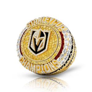 Anello del Campionato dei Cavaliers di Las Vegas <span class=keywords><strong>2023</strong></span>, Anello Geometrico in Lega Dorata, Cappuccio Utilizzabile Come Ciondolo per Collana alla Moda - Product Image 4