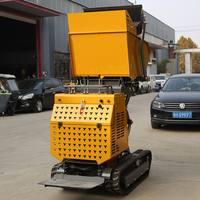 TLERA 1 Tonne Small Crawler Dumper Mini Dumper Benutzer definierte kostenlose Lieferung Garden Farm Track Lifting Funktion Mini Dumper