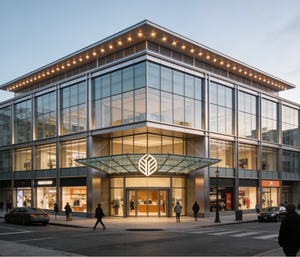 Bâtiments commerciaux modernes en structure acier préfabriquée, salles d'exposition, restaurants, librairies, cafés, magasins de vêtements - Product Image 3