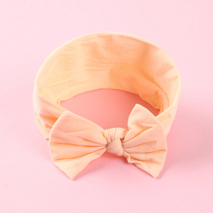 Bandeau <span class=keywords><strong>plat</strong></span> en nylon de couleur unie pour enfants Bandeau doux aux couleurs personnalisables pour l'Europe et les États-Unis - Product Image 6
