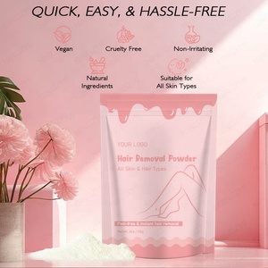 Cera Depilatoria Natural en Polvo Sin Dolor <span class=keywords><strong>para</strong></span> Cuerpo, Área del Bikini, Piernas, Manos y Axilas, Sin Químicos Nocivos - Product Image 1