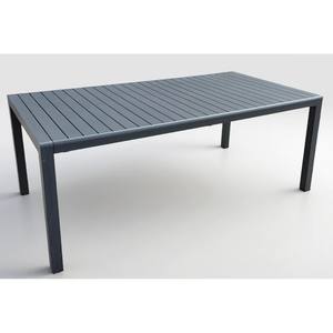 TUTTO. TAVOLO CM 193X100 IN ALLUMINIO ANTRACITE - Product Image 1