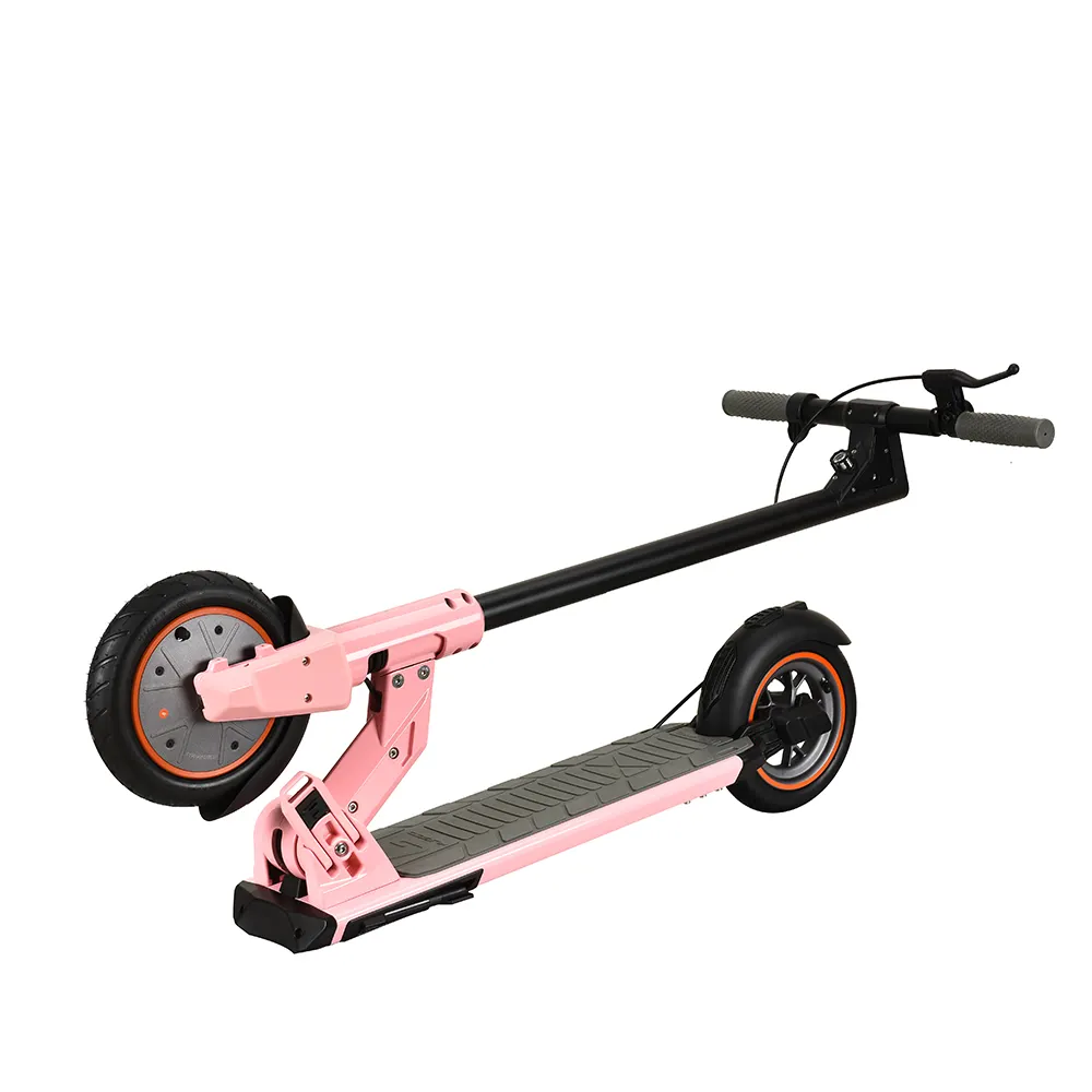 FLJ Pink Color Scooter Electric with Lithium Battery 36V Foot Kick Self-balancing Cheap Electric Scooter