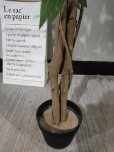 ต้นไทรปลอมต้นไม้ต้นไทรเทียมทำจากพลาสติกพร้อมกระถาง - Product Image 3