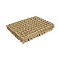 Professionele duurzame zaailingstartbakjes met drainagegaten 2x3 2x4 2x5 3x4 cellen, pulp, biologisch afbreekbare kwekerijbekers, 0,7 gallon