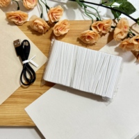 Cintas de Papel Kraft Coloridas Personalizadas con Logotipo Impreso, para Sellar Bolsas de Regalo en Panaderías y Comercios
