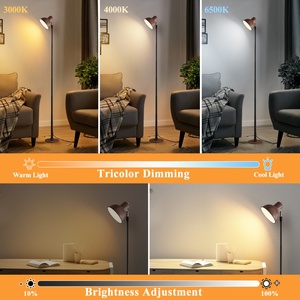Lampe de sol réglable en hauteur pour l'étude, lampe de bureau moderne design avec USB, lampe de lecture, veilleuse de chambre, lampe de chevet LED pour hôtel - Product Image 4