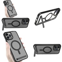 Casing Ponsel Anti Benturan dengan Penyangga untuk iPhone 17 Air 16 Pro Max 15 14 13 12 11 Pelindung dengan Kickstand