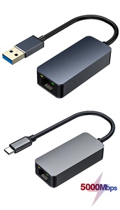 Adaptador de Rede com Fio Tipo-C para Ethernet RJ45 5G, Conversor de 5000Mbps com Chipset RTL8157B, Placa de Rede USB para PC - Product Image 5