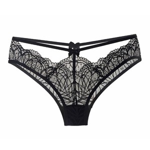 Culottes string sexy transparentes en dentelle de style français pour femmes, taille basse - Product Image 1