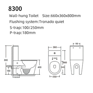 Kidoir Watermark Mềm Đóng Cửa Tiết Kiệm Nước Kép Flush Hai Mảnh Kéo Dài Nhà Vệ Sinh Với <span class=keywords><strong>Push</strong></span> <span class=keywords><strong>Button</strong></span> Flush ADA Thoải Mái Chiều Cao - Product Image 6