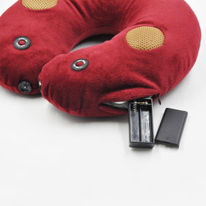 Almohada masajeadora vibratoria eléctrica suave en forma de U de alta calidad, almohada para el cuello con <span class=keywords><strong>2</strong></span> LED - Product Image 6