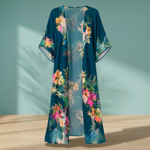 Traje de baño de flujo libre Boho Chic de artesanía india para vacaciones de verano y ropa de Resort - Product Image 4