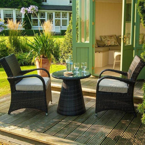 Nouvelle création PE rotin meubles de jardin en plein air 8 pièces chaises en rotin rond en <span class=keywords><strong>osier</strong></span> <span class=keywords><strong>table</strong></span> - Product Image 4