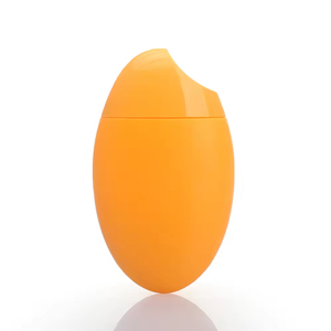 Custom PE Plastic <b>Sunscreen</b> Bottle Empty Cosmetic Squeeze Container Oval Egg Shape Refillable Cream Packaging - Product Image 6