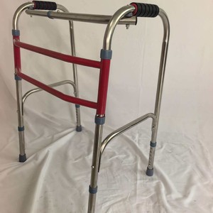 Walking Aid Stainless Steel Folding Walker Non Slip Outdoor Rehabilitation Support For Elderly Mobility Assistance - Product Image 2