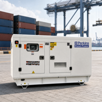 Groupe électrogène diesel LINGGE Pekins 100 KVA 80 kW super silencieux, refroidi par eau, pour usage commercial et industriel, alimentation de secours