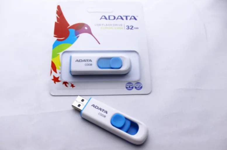 Adata UV128 Clé USB haute vitesse 3.2 Gen 1 16GB à 128GB Memory Stick New Metal USB 3.2 Gen 1 Pendrives Disk Pen Drive