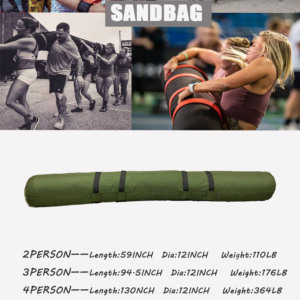 Travail d'équipe 2/3/4 personne ver sac de sable homme fort sac de sable sac d'entraînement sac de sable ver - Product Image 4