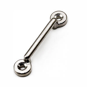 Bimini Top Strap Pad Eye Footman Loop 316 Boucle <span class=keywords><strong>de</strong></span> Footman en acier inoxydable pour sangle d'arrimage Kayak Deck Loops Casted Eye Strap - Product Image 2