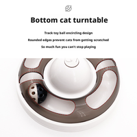 Acmazon - Vente flash - Jouets interactifs pour animaux de compagnie d'intérieur - Disques volants durables pour chats - Matériel plastique durable - Taille XL
