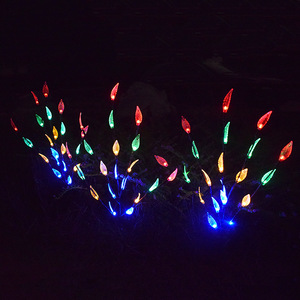 ไฟสวนพลังงานแสงอาทิตย์ 3 กิ่ง LED กันน้ำ ตกแต่งลานบ้านด้วยพลังงานแสงอาทิตย์ - Product Image 3