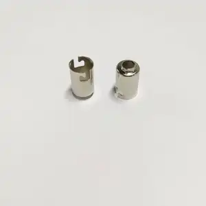 Copper Nickel Plated BA9S Bulb Shell BA9S Bulb Lamp Holder