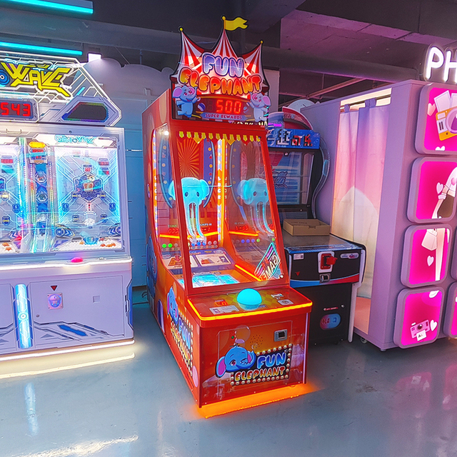 Fun Elephant for Arcade Game Machine with Ticket Redemption English Support 12 Months Warranty
