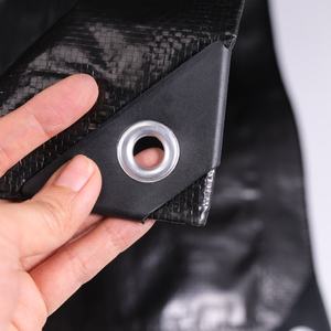 <span class=keywords><strong>Bâche</strong></span> extérieure <span class=keywords><strong>épaisse</strong></span> enduite tissée imperméable de PE de tente de polyester du noir 100% - Product Image 4