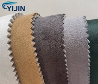 100% Polyester Mikrofaser Gewebtes Wildleder-Gewebe Schweres Atmungsaktives Stoßabsorbierendes Anpassbares Farbiges Material für Autositze