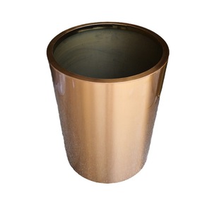 Jardinière en métal cylindrique <span class=keywords><strong>de</strong></span> couleur dorée personnalisée, grand <span class=keywords><strong>pot</strong></span> à fleurs en <span class=keywords><strong>acier</strong></span> inoxydable - Product Image 6