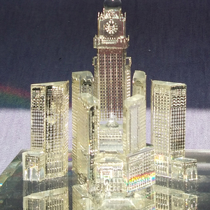 Mini Makkah torre de reloj de cristal de mezquita Kabba edificio de cristal modelos JB057 - Product Image 2